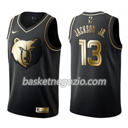 Canotte Uomo Memphis Grizzlies Jaren Jackson Jr. 13 Nike Nero Golden Edition Swingman